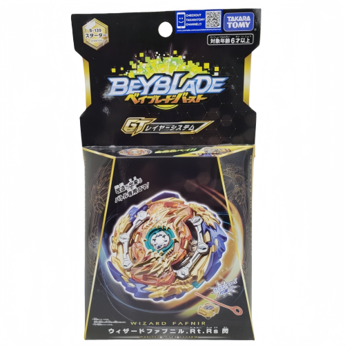 TAKARA TOMY Wizard Fafnir .Rt.Rs Beyblade Burst GT Starter w/ Launcher B-139