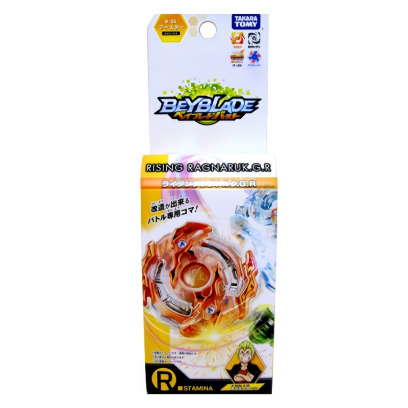 TAKARA TOMY Rising Ragnaruk / Roktavor .G.R Burst Beyblade B-36