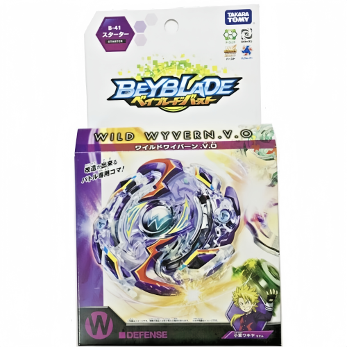 TAKARA TOMY Wild Wyvern / Wyvron .V.O Beyblade Burst Starter w/ Launcher B-41