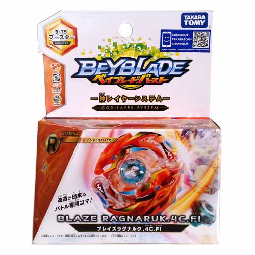 TAKARA TOMY Blaze Ragnaruk / Beserk Roktavor .4C.Fl Burst Beyblade B-75
