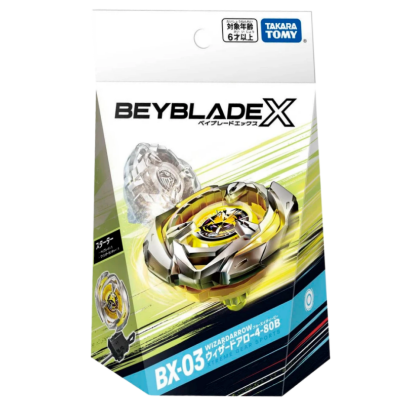 TAKARA TOMY BX-03 Wizard Arrow 4-80B Beyblade X Starter  