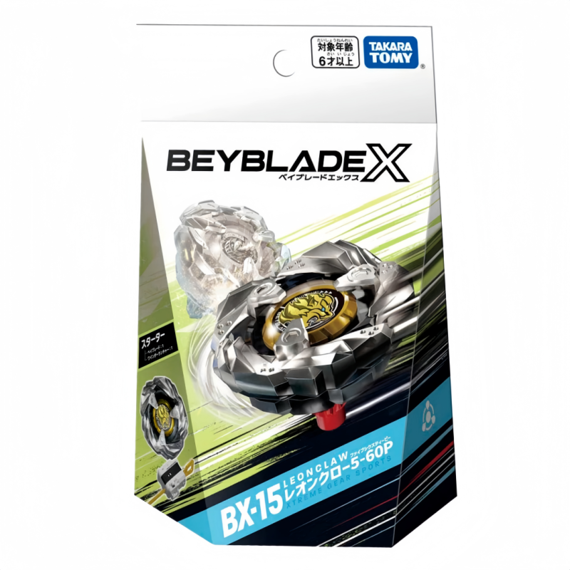 TAKARA TOMY Beyblade X BX-15 Starter Leon Claw 5-60P 