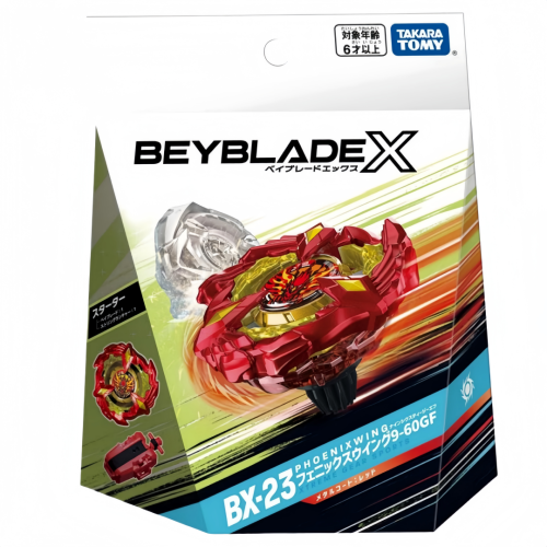 TAKARA TOMY  BX-23 Soar Phoenix Wing 9-60GF Beyblade X Starter 